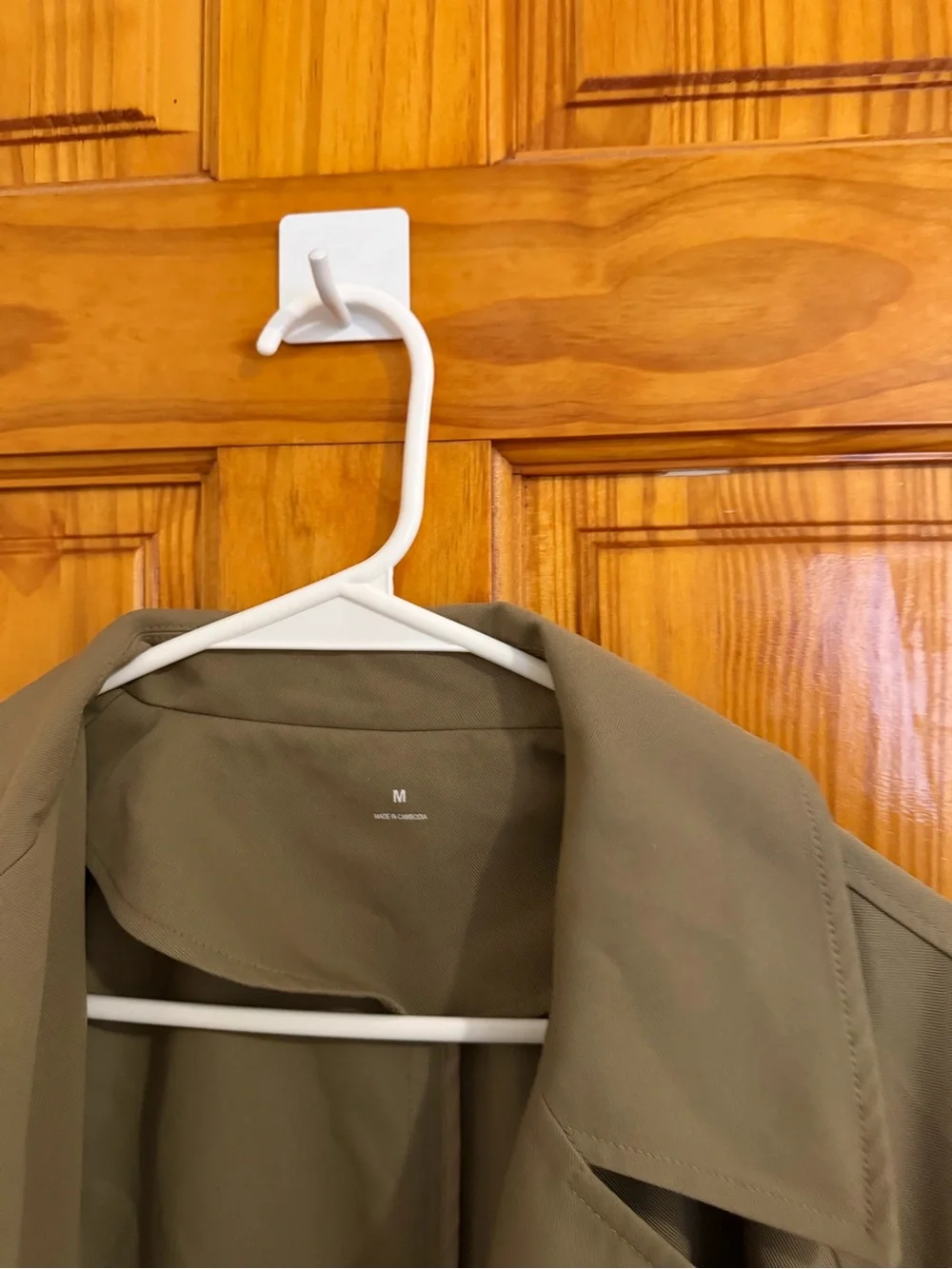 Women’s Olive Trench Coat Jacket